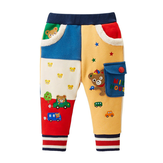 Pucci Bear Patchwork Thermic Trousers