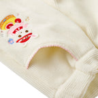 Musical Band Stretch Corduroy Fleece Trousers