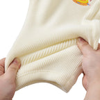 Musical Band Stretch Corduroy Fleece Trousers