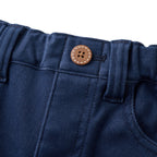 Usako Appliqué Stretch Knit Twill Trousers