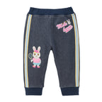 Sports Motif Brushed Stretch Trousers