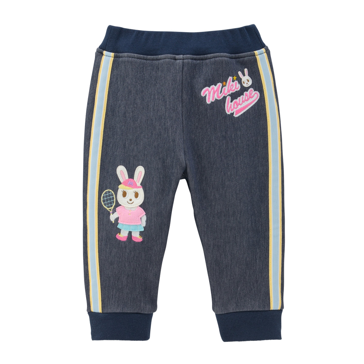 Sports Motif Brushed Stretch Trousers