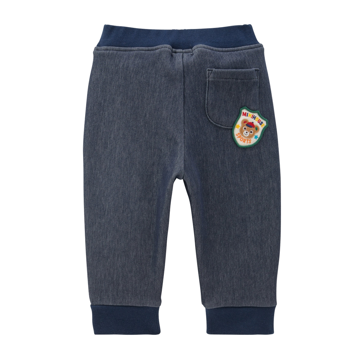 Sports Motif Brushed Stretch Trousers