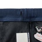 Sports Motif Brushed Stretch Trousers