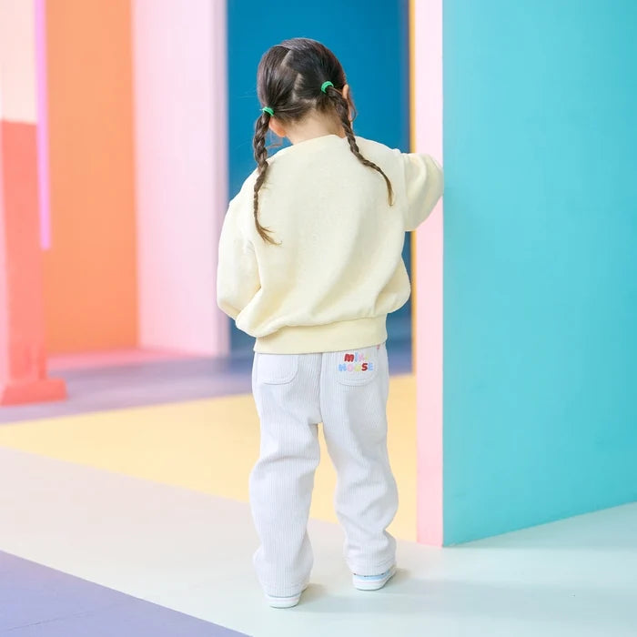 Usako & Flowers Knit Corduroy Trousers