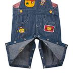 Retro Game Denim Dungarees