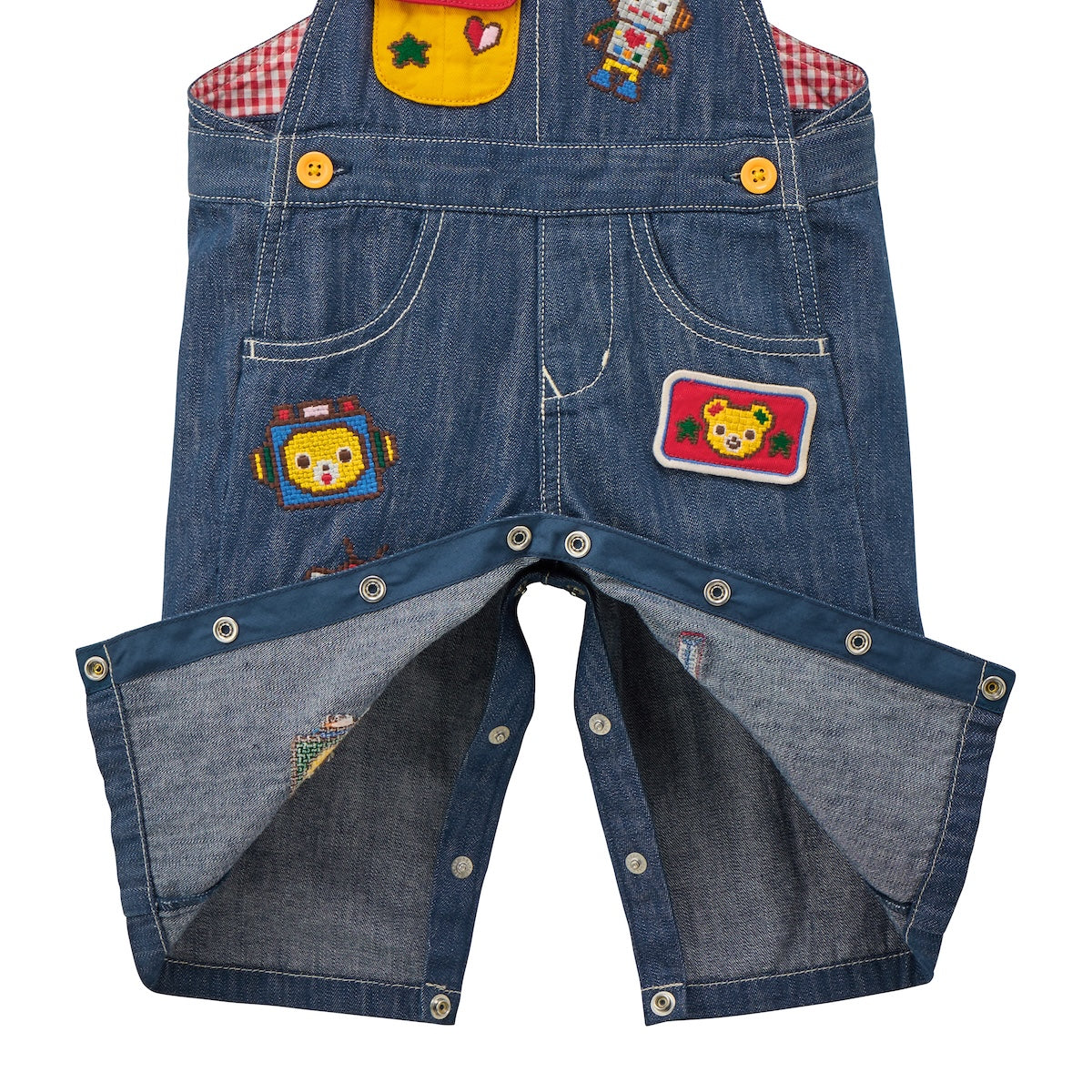 Retro Game Denim Dungarees