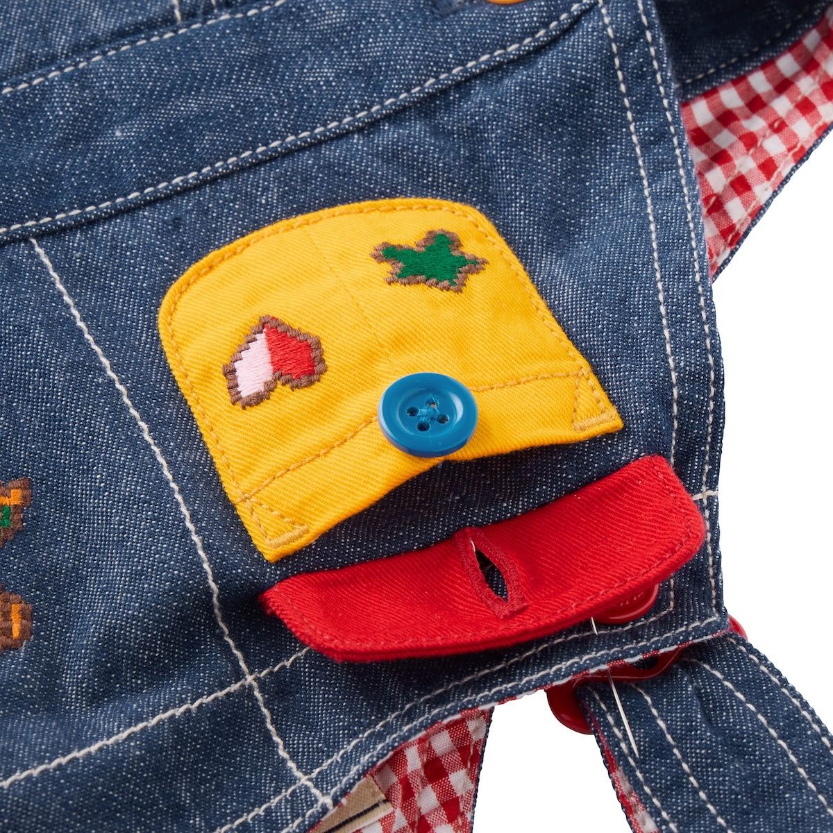 Retro Game Denim Dungarees