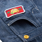 Retro Game Denim Dungarees