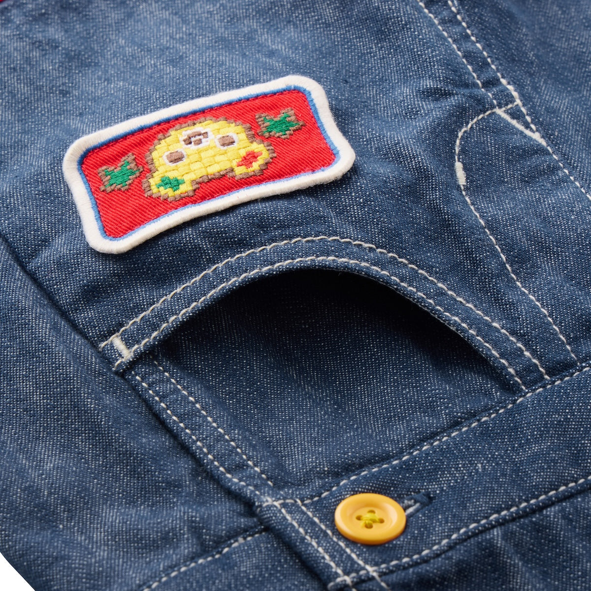 Retro Game Denim Dungarees