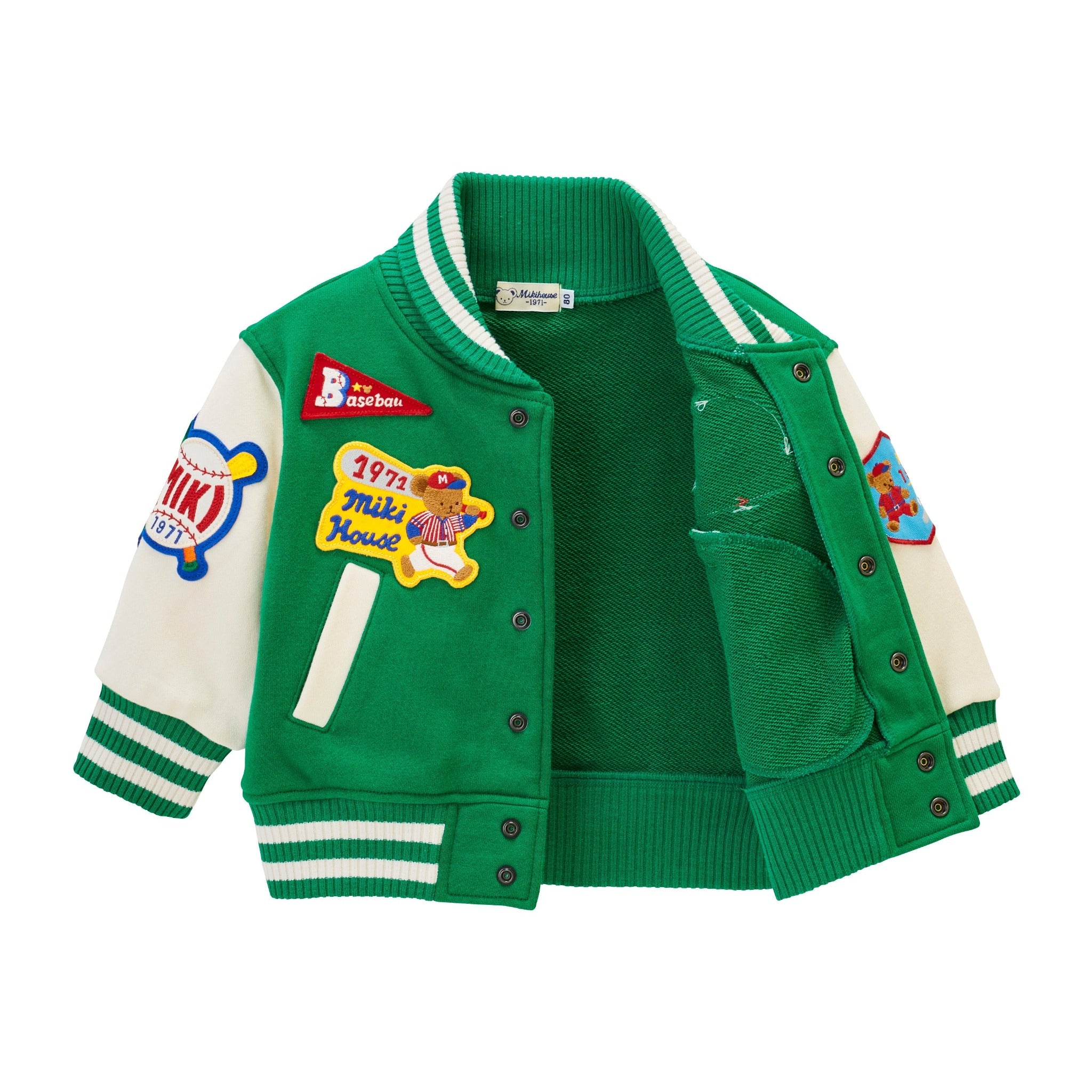 Baseball hot sale jacket green