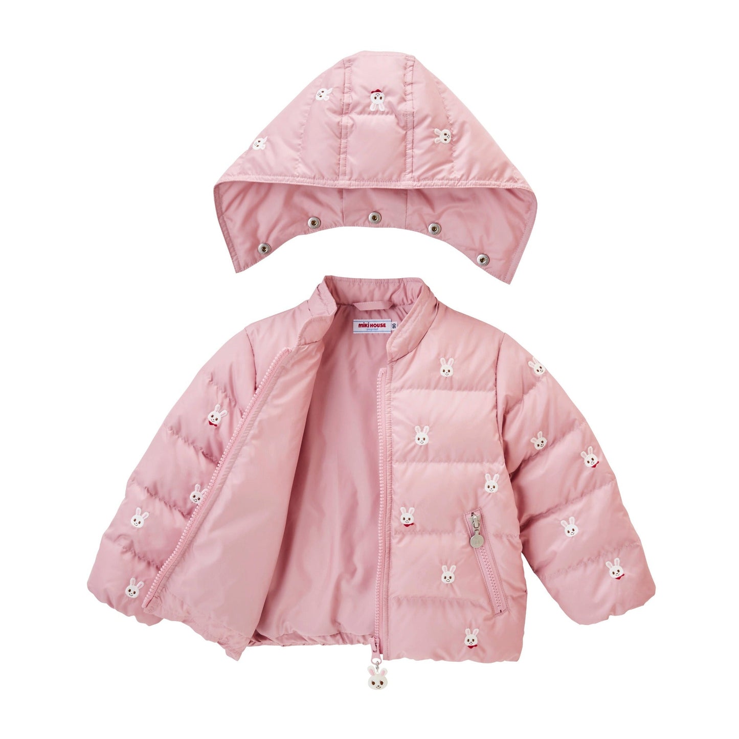 Usako Bunny Embroidered Down Windbreaker