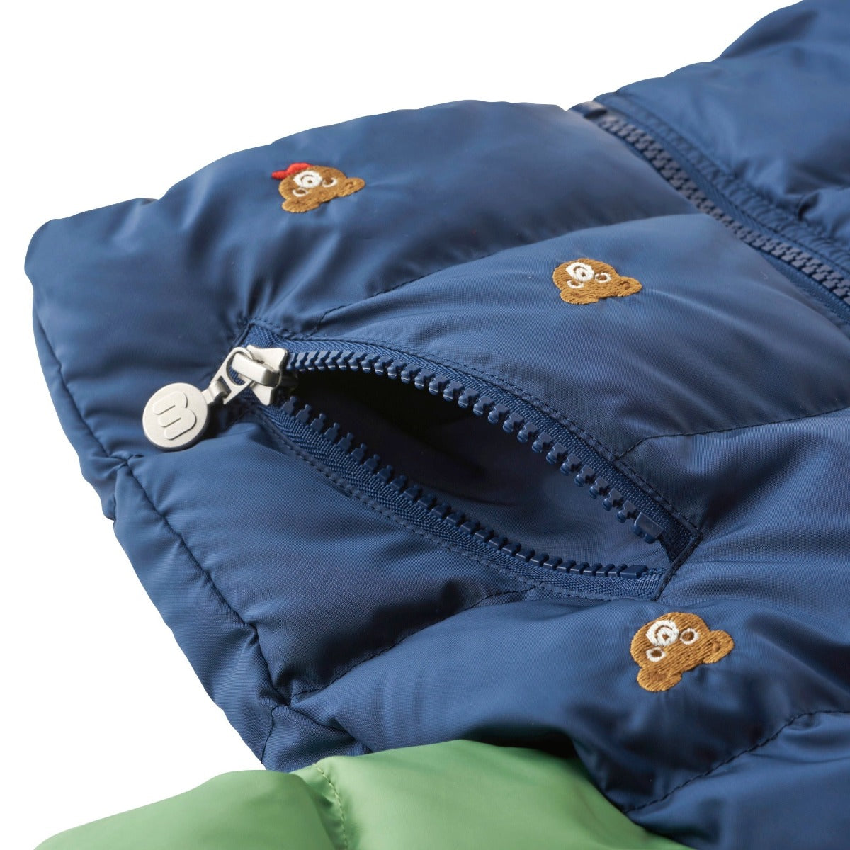 Pucci Bears Embroidered Down Windbreaker