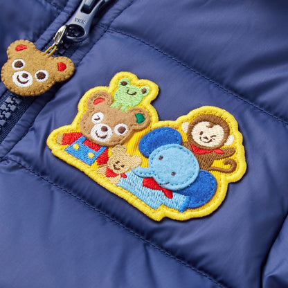 Lightweight Warm Down Jacket with Animal Friends