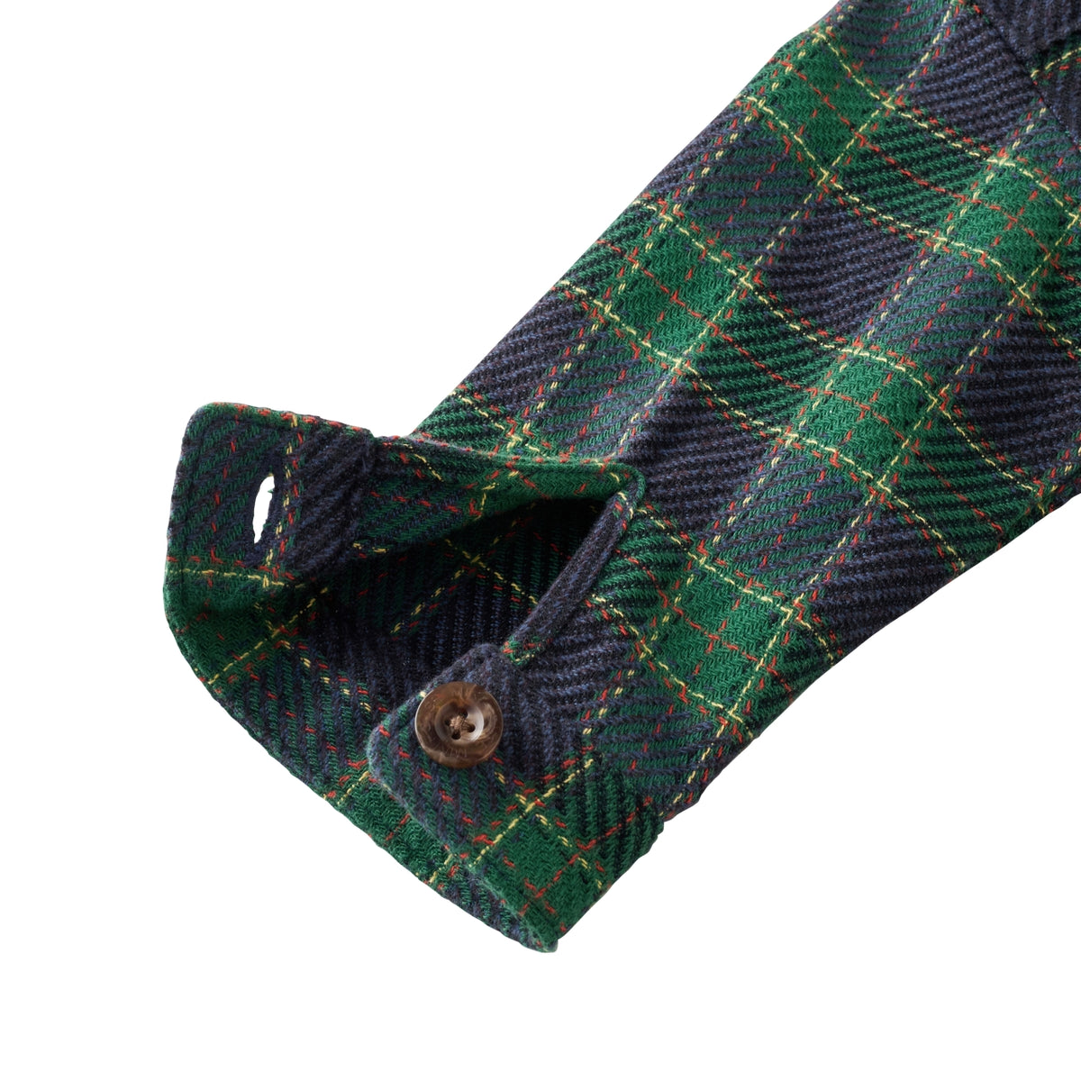 Brushed Green Check Shirt Jacket