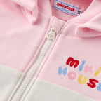 Retro Game Colour-Block Frill Hoodie