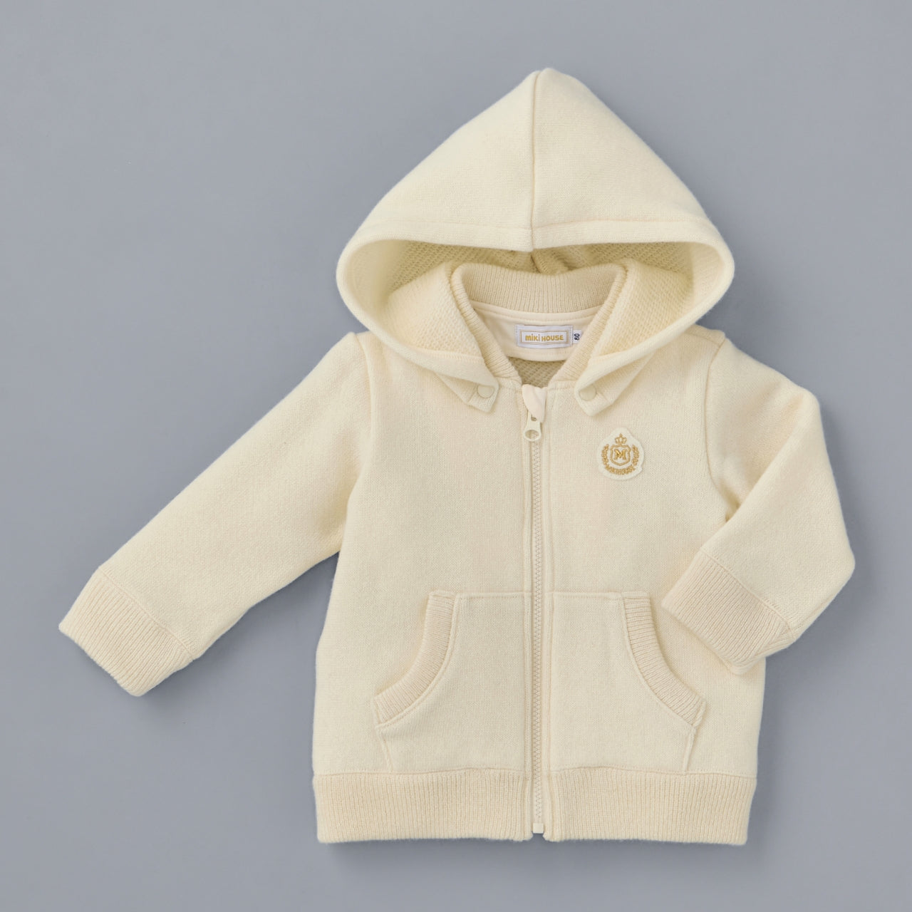 Cashmere Loopwheeled Fleece Hoodie - Gold label