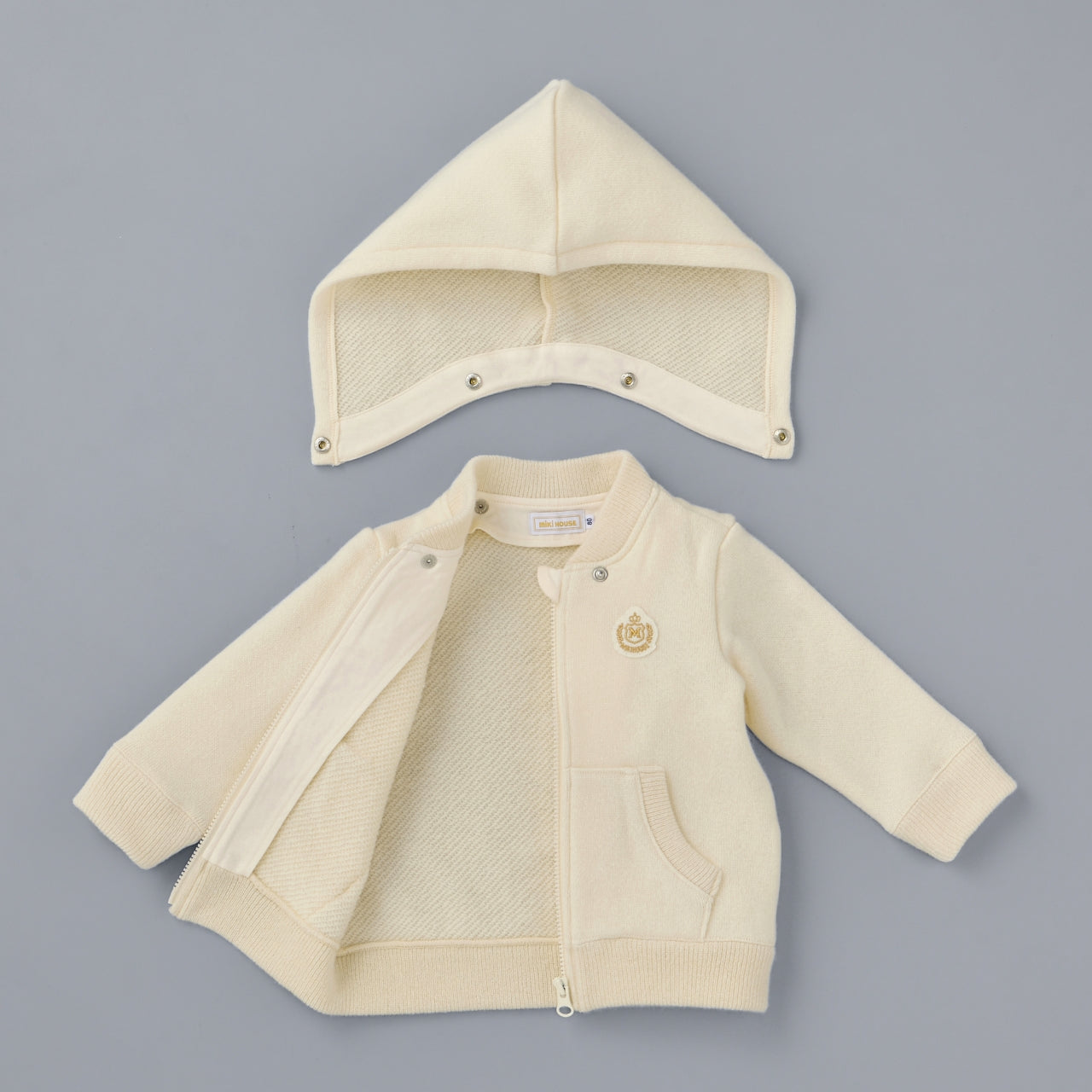 Cashmere Loopwheeled Fleece Hoodie - Gold label