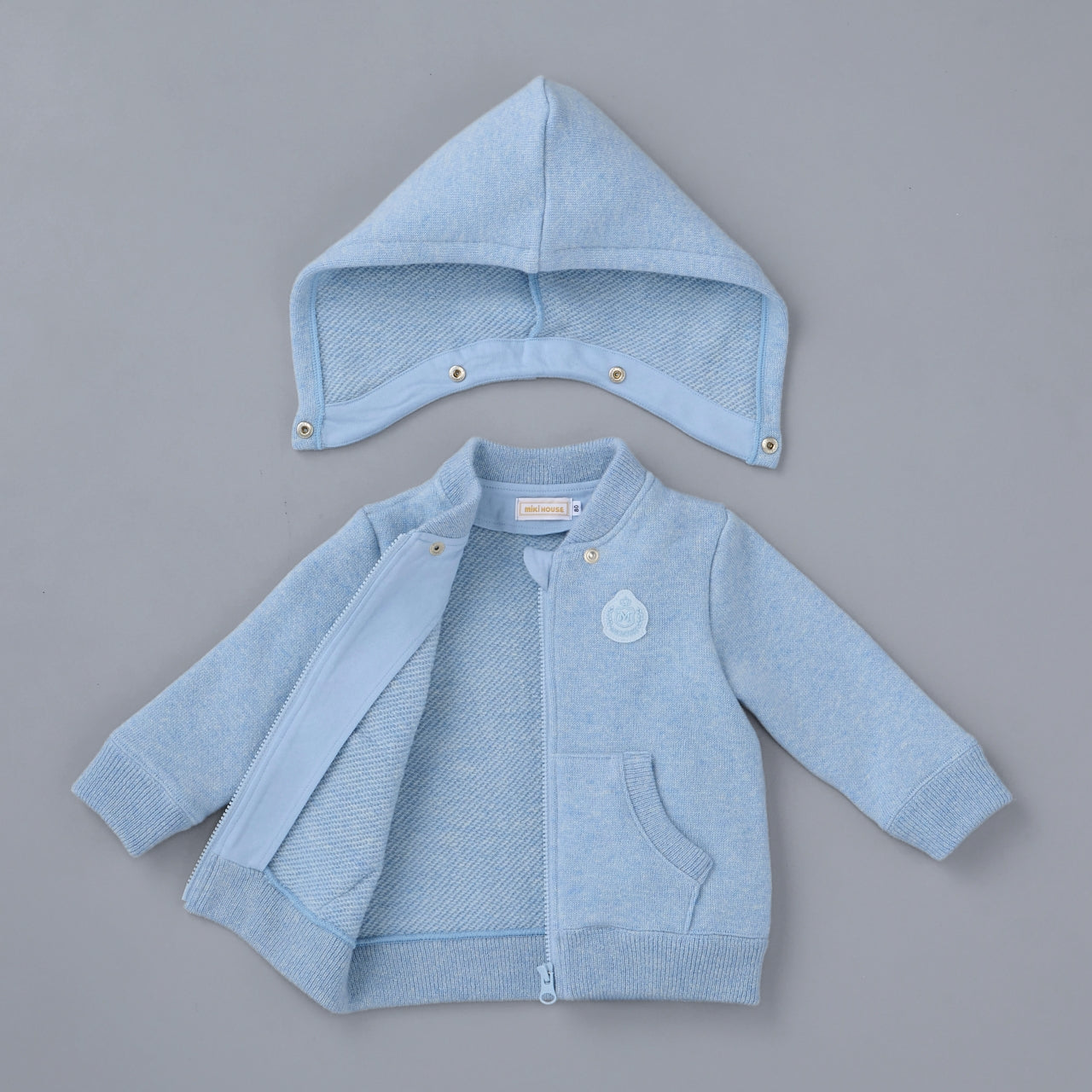 Cashmere Loopwheeled Fleece Hoodie - Gold label