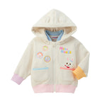 Character Ear Shaggy-Lined Stretch Hoodie