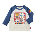 Retro Game Raglan-Sleeve Long-Sleeved T-Shirt