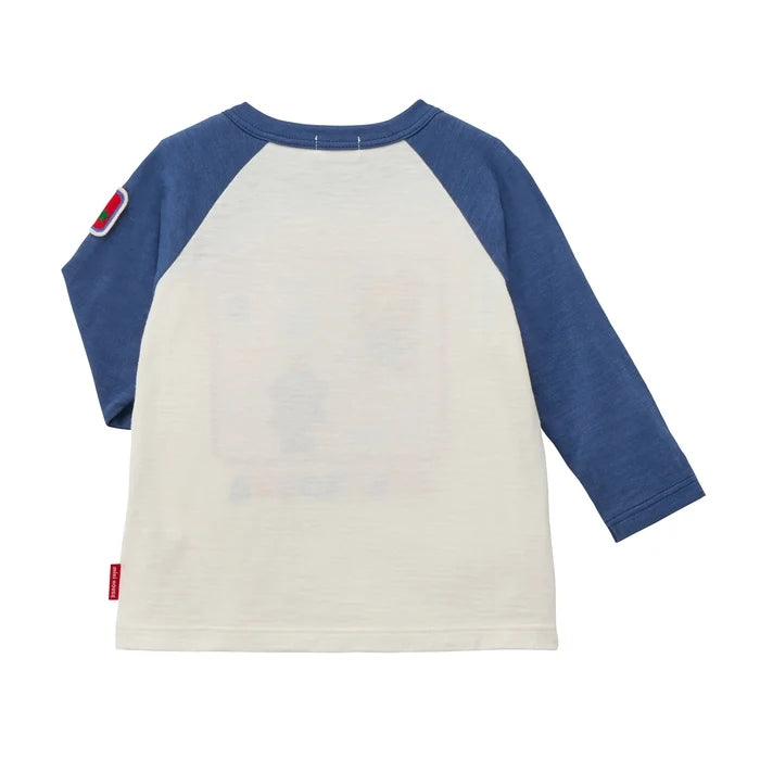 Retro Game Raglan-Sleeve Long-Sleeved T-Shirt