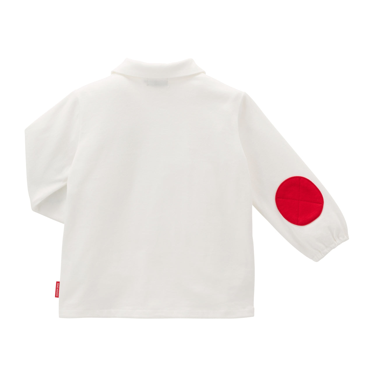 Playful Logo Blouse – M Patch & Elbow Detail