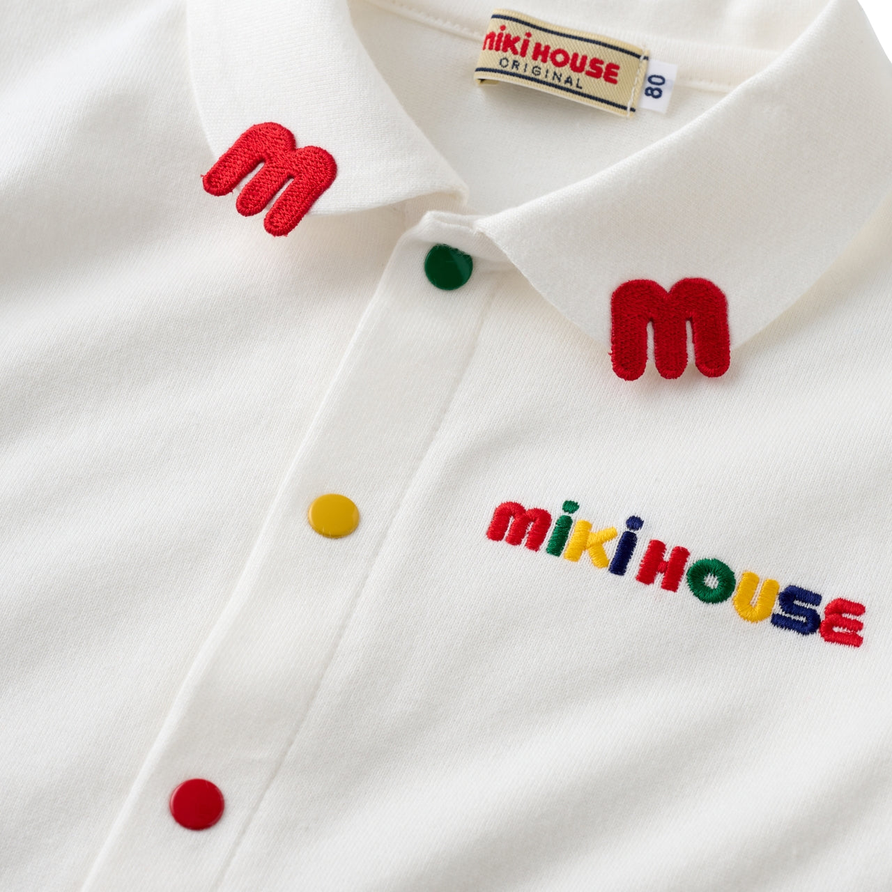 Playful Logo Blouse – M Patch & Elbow Detail