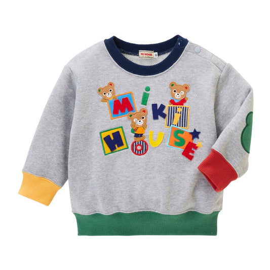 Retro Bear Patch Sweatshirt