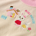 Usako & Friends Double-Layer Piqué Sweatshirt