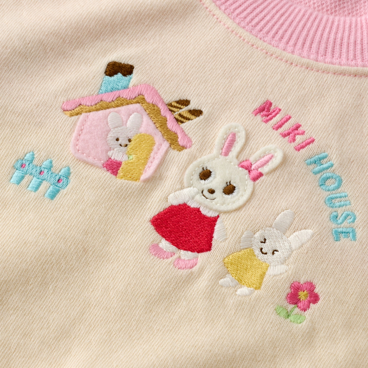 Usako & Friends Double-Layer Piqué Sweatshirt