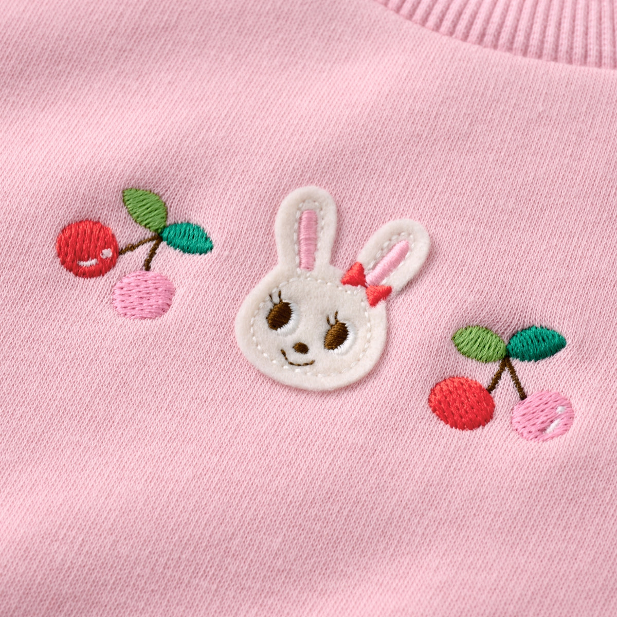 Usako & Cherry Shaggy-Lined Sweatshirt