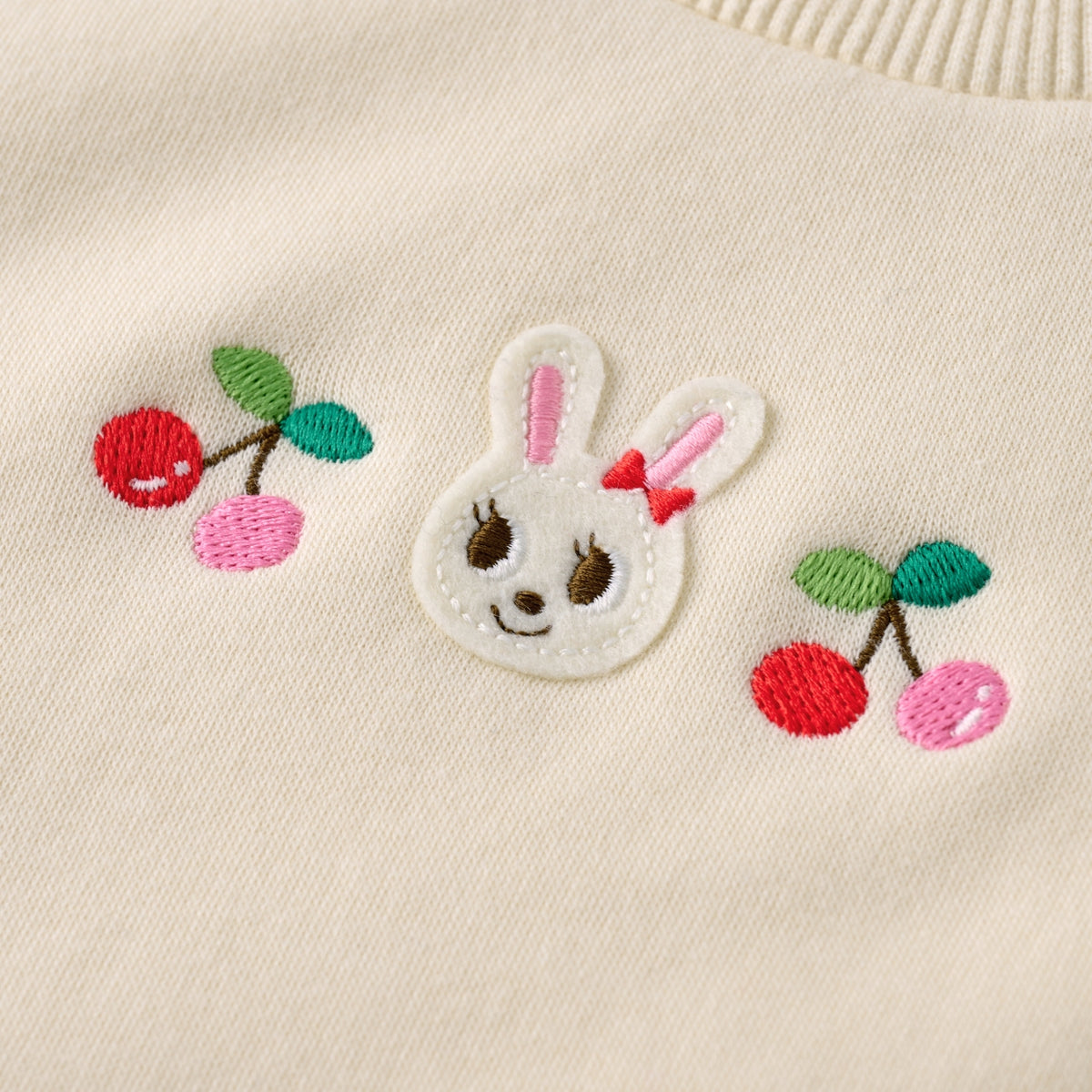 Usako & Cherry Shaggy-Lined Sweatshirt