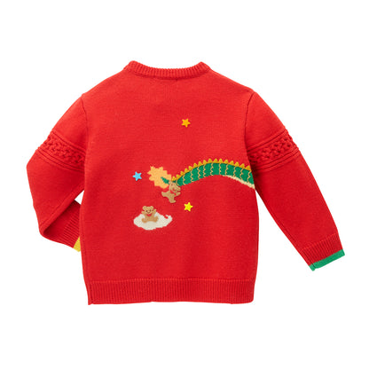 Vibrant Dragon Dance Sweater