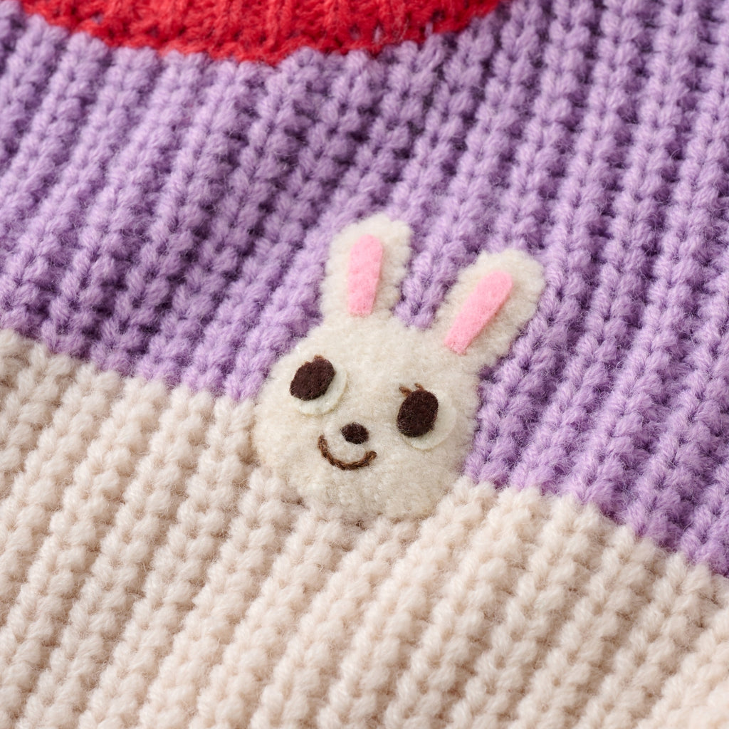 Usako Colour-Block Low-Gauge Sweater