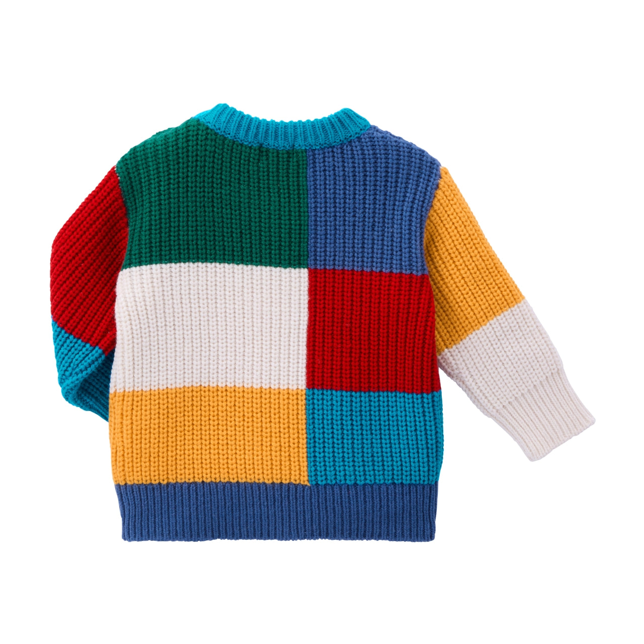Pucchi Colour-Block Low-Gauge Sweater