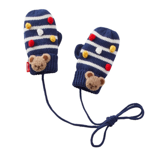Knit Mittens with Twinkling Lights
