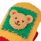 Classic Bear Embroidered Mittens