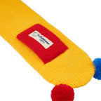 Classic Bear Colourful Pom-Pom Scarf