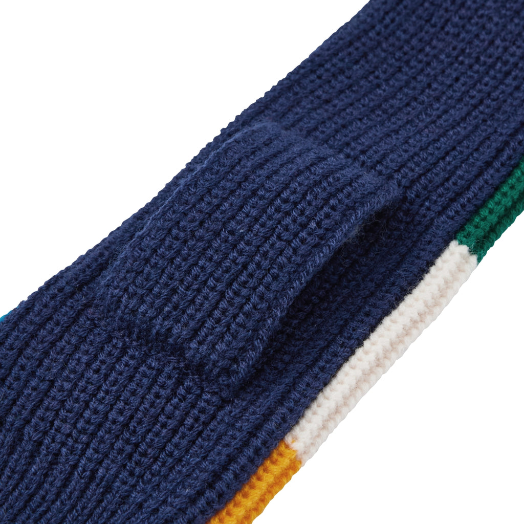 Pucchi Colour-Block Knit Scarf
