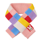 Usako Colour-Block Knit Scarf