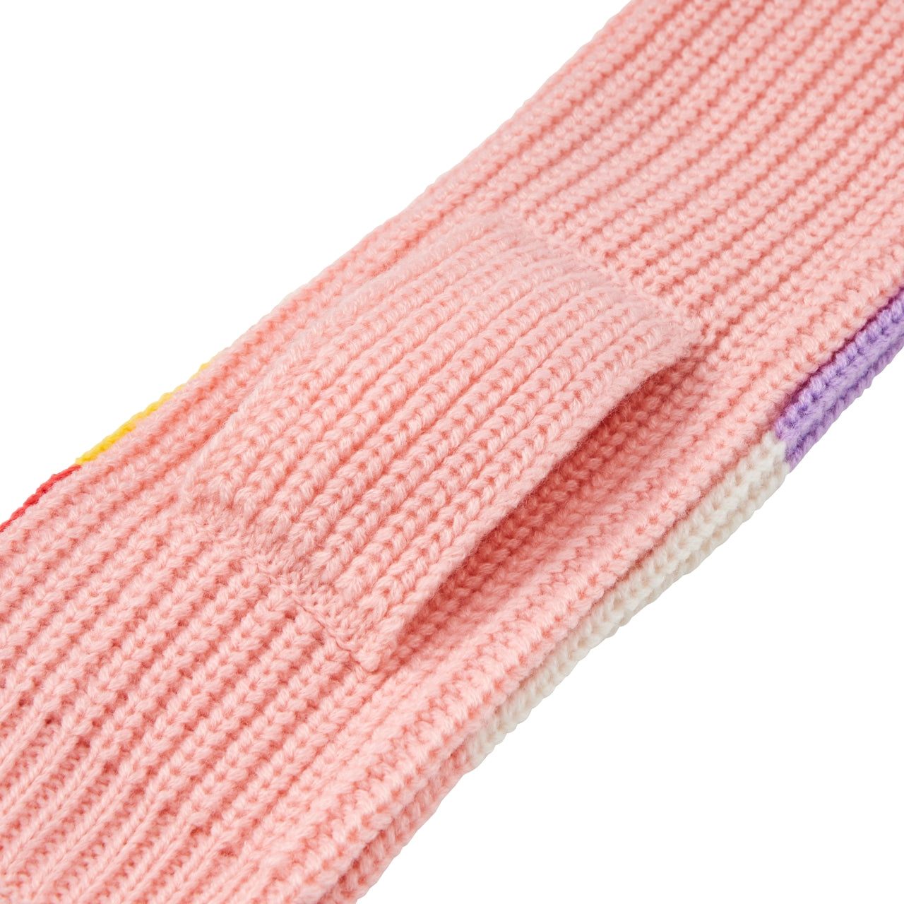 Usako Colour-Block Knit Scarf