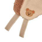 Bear Motif 2-Way Aviator Hat