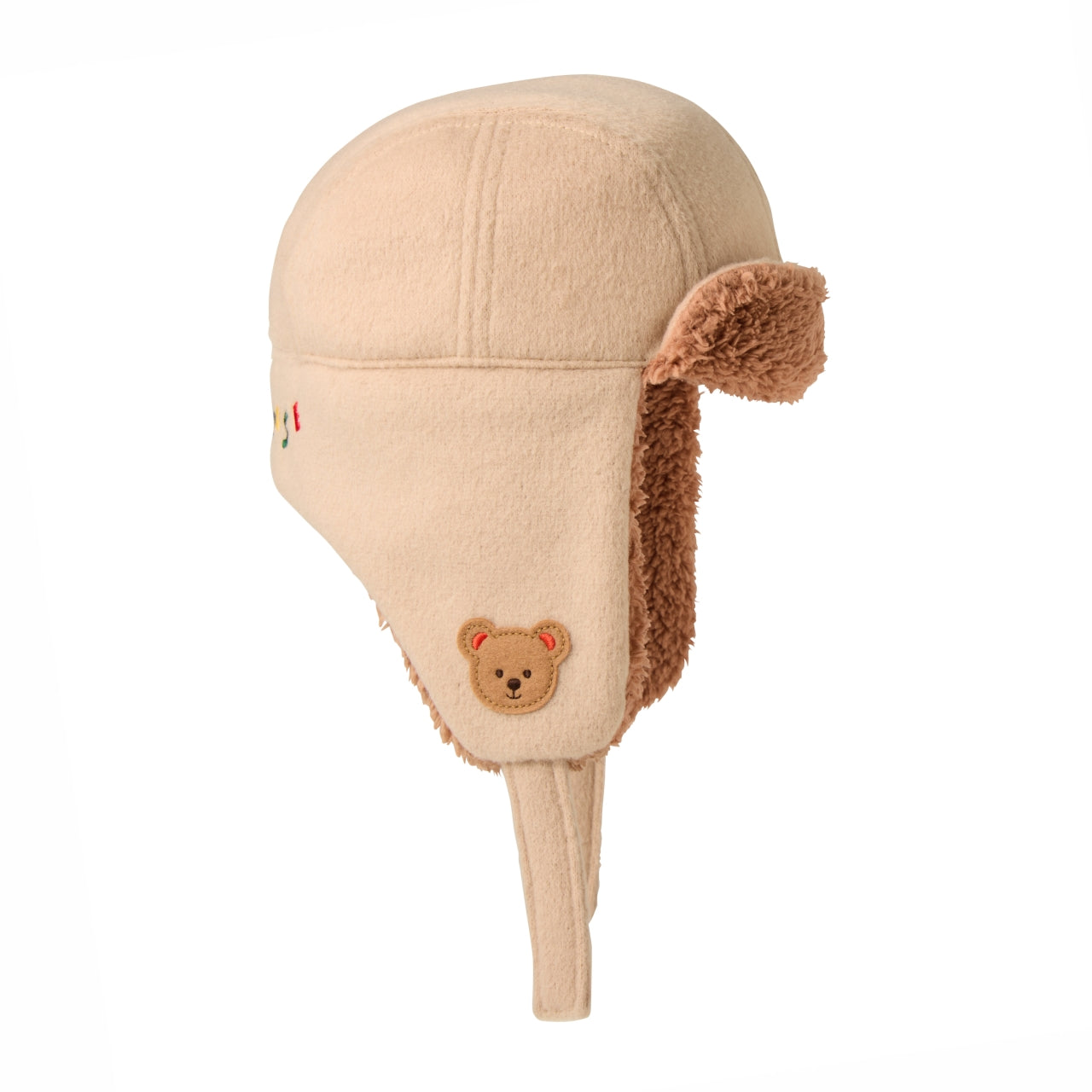 Bear Motif 2-Way Aviator Hat