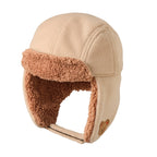 Bear Motif 2-Way Aviator Hat