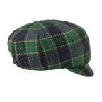 MIKI HOUSE Bear Brushed Check Newsboy Cap