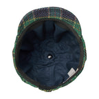 MIKI HOUSE Bear Brushed Check Newsboy Cap