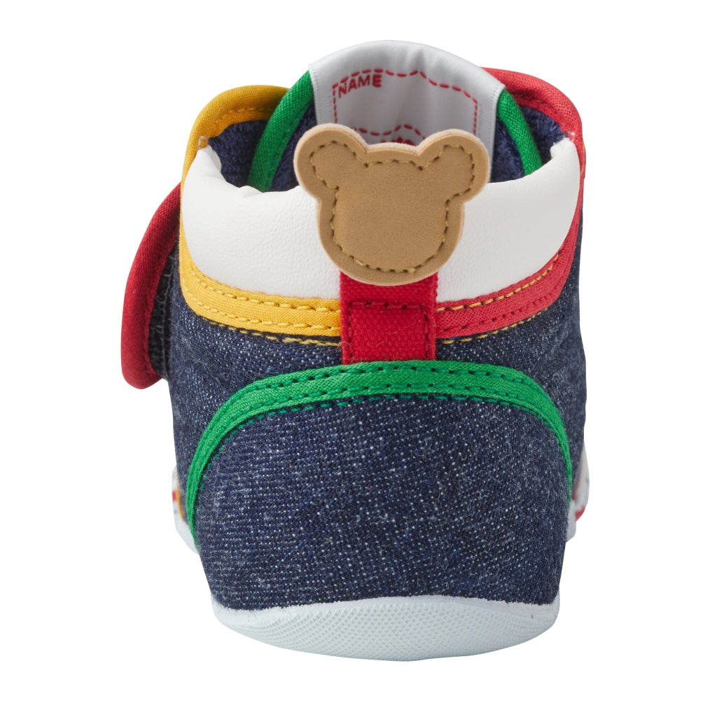 Beary Denim First Walker Shoes