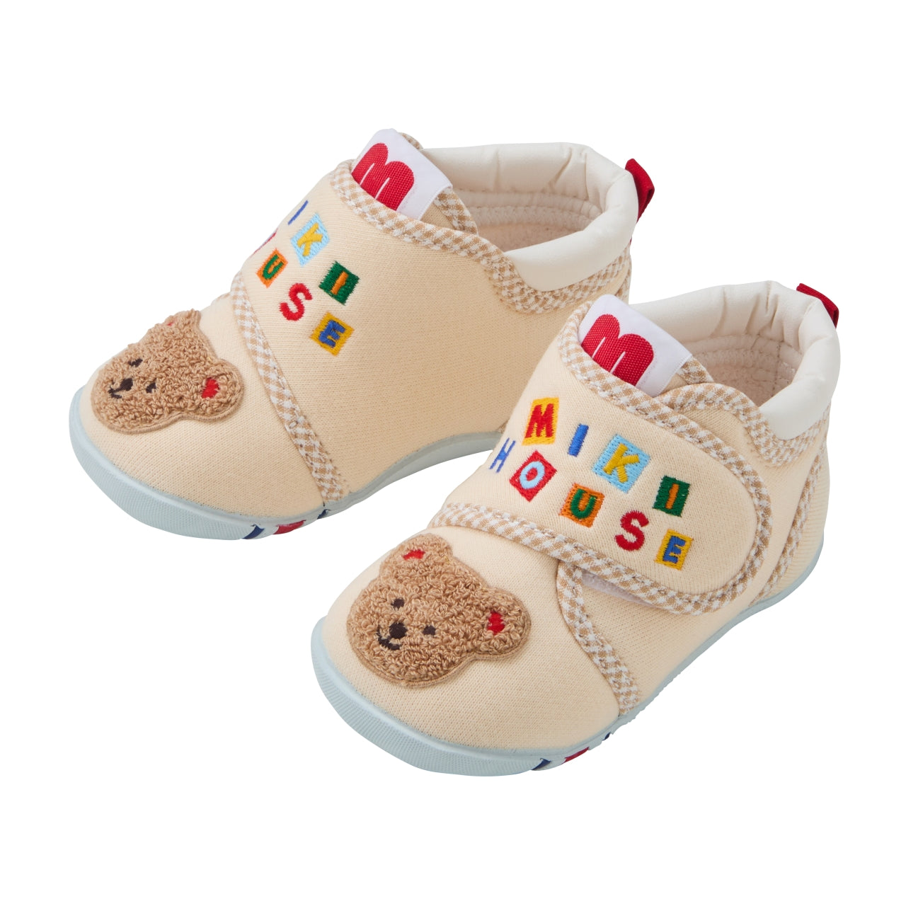 Classic MIKI HOUSE Bear First Walker Shoes