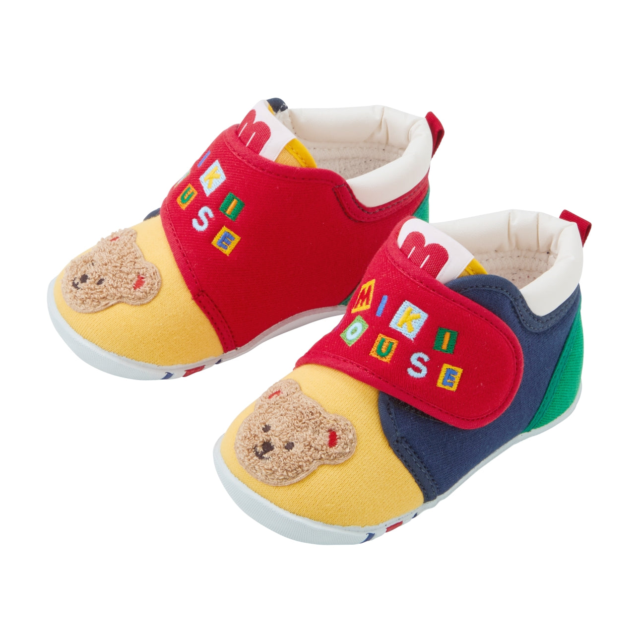 Classic MIKI HOUSE Bear First Walker Shoes